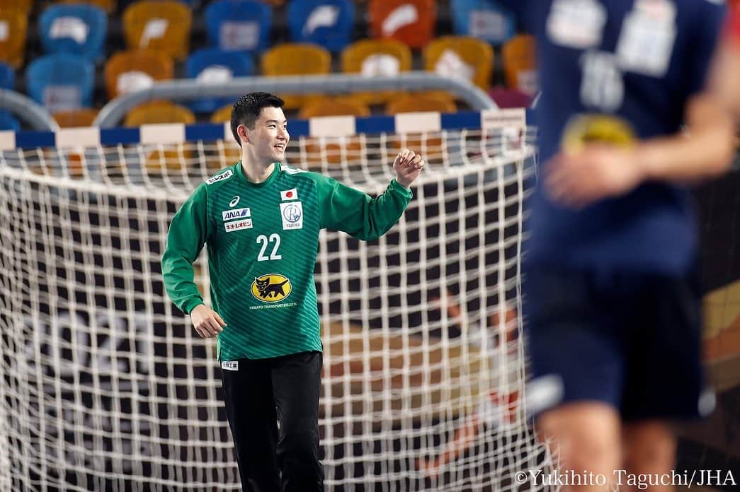 坂井幹さんのインスタグラム写真 - (坂井幹Instagram)「. . test match vs EGYPT🇪🇬 . #handball #japan #egypt  #worldchampionship  #pharaoh」1月7日 6時05分 - motokisakai16