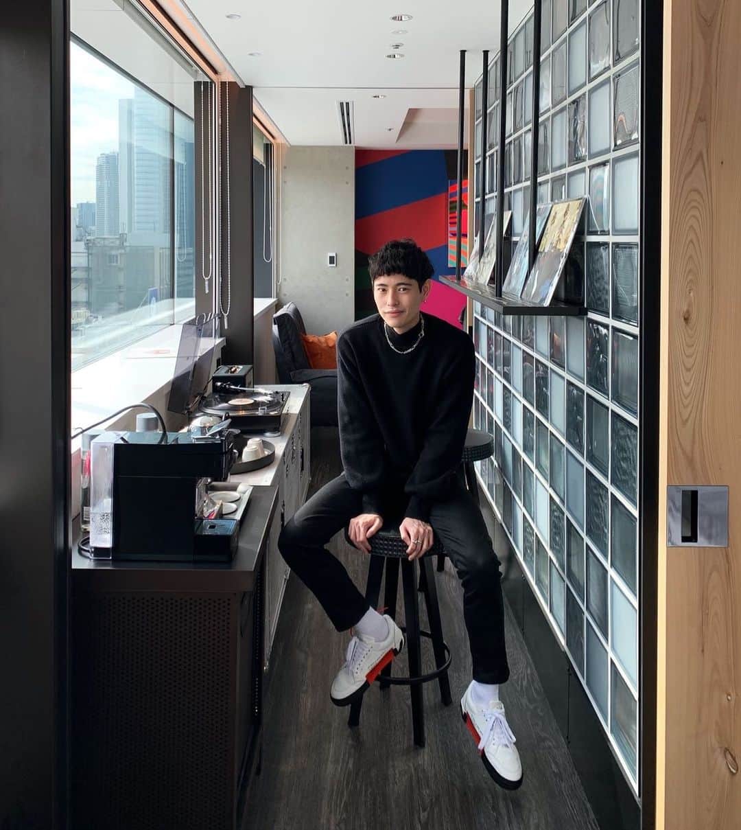 のインスタグラム：「I really had a good time.  Taking a rest is an important part of your job.Stay safe! Thank you so much @alofttokyoginza」