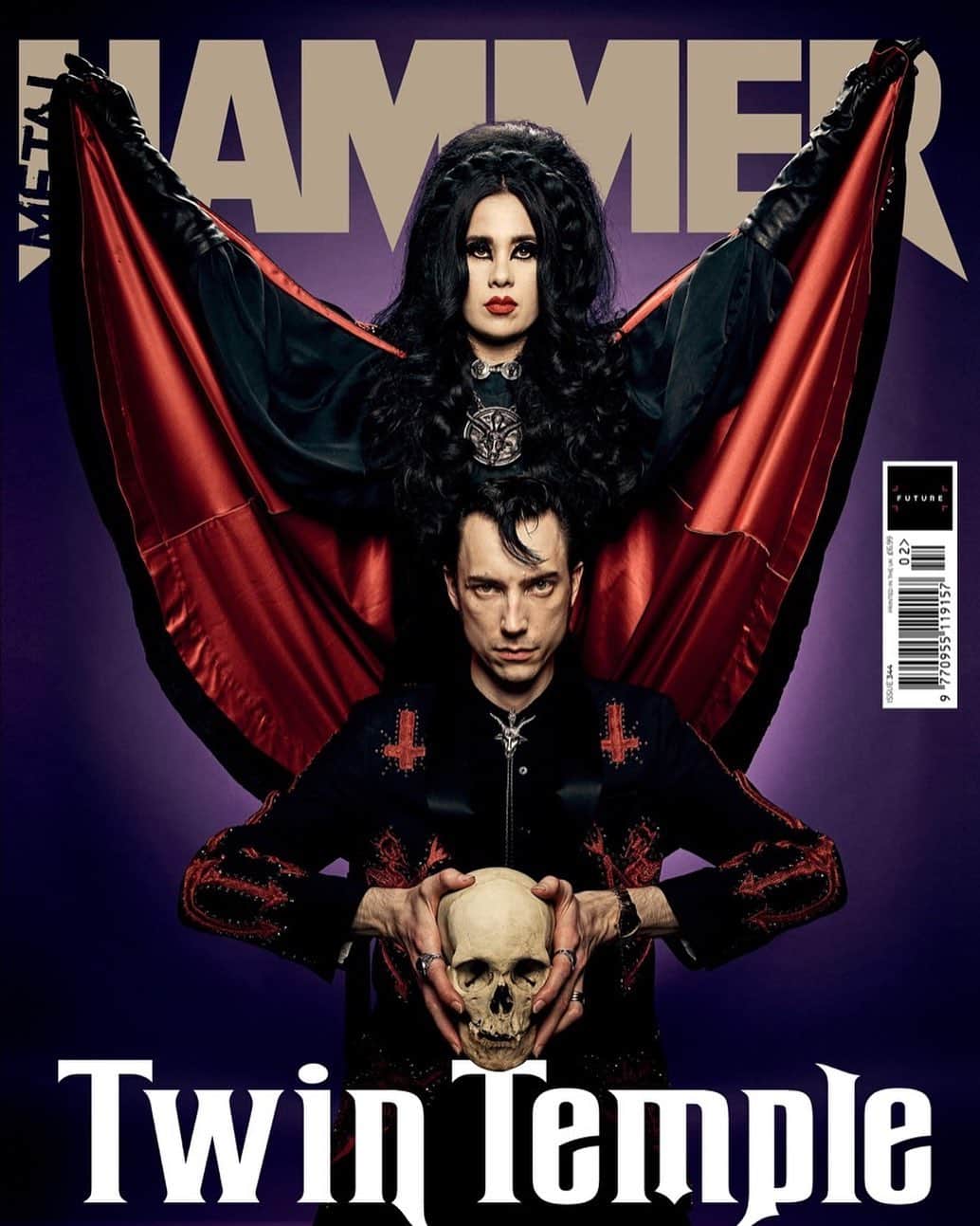 METAL HAMMERさんのインスタグラム写真 - (METAL HAMMERInstagram)「Twin Temple are the New Heavy. The new issue of Metal Hammer, featuring four different covers, on sale tomorrow #TwinTemple #Metal #HeavyMetal #MetalHammer #DooWop #Rock #RockMusic #RockNRoll」1月6日 21時27分 - metalhammeruk