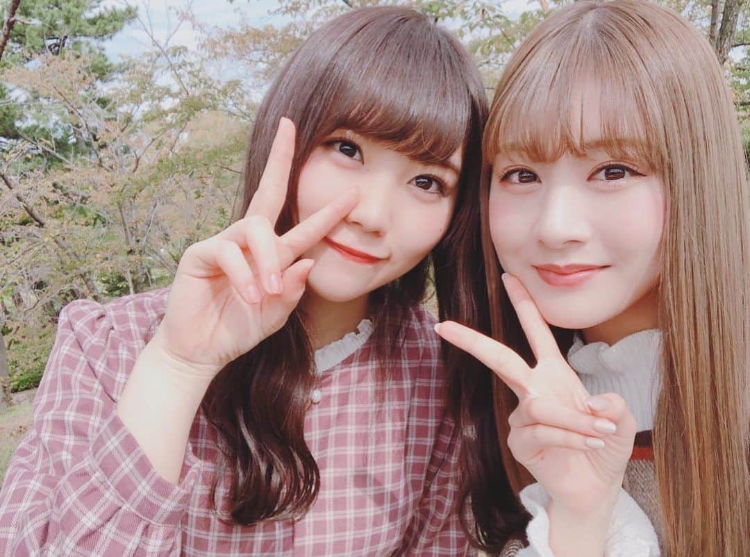加藤美南のインスタグラム：「つぐつぐ🐻💕 つぐとはまだNGTになる前から同じ塾で話したことはなかったけど可愛い子がいるって思ってました😊 つぐの優しい雰囲気と、優しい性格と優しい笑顔がいつも見れる環境にいたのは本当に幸せだったな😖 いつも言ってるけど、つぐのパフォーマンスが凄く好き🥺 ずーーっと応援してる🥺❤️」