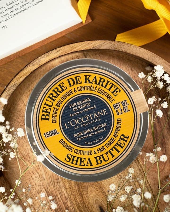 ロクシタンのインスタグラム：「Some of us may be doing #DryJanuary. But with the moisturizing effect of our shea butter cream, your hands don’t have to be!⁣ ⁣ We began to source handmade shea butter from women’s cooperatives in Burkina Faso 40 years ago. Since 2009, our shea butter supply chain has been 100% fair trade certified, ensuring a fair price and shared value for the women.⁣ ⁣ Have you tried our shea butter?⁣ ⁣ #EmpoweringWomen #shea #sheabutter #naturalbeauty #nature #relax #Loccitane」