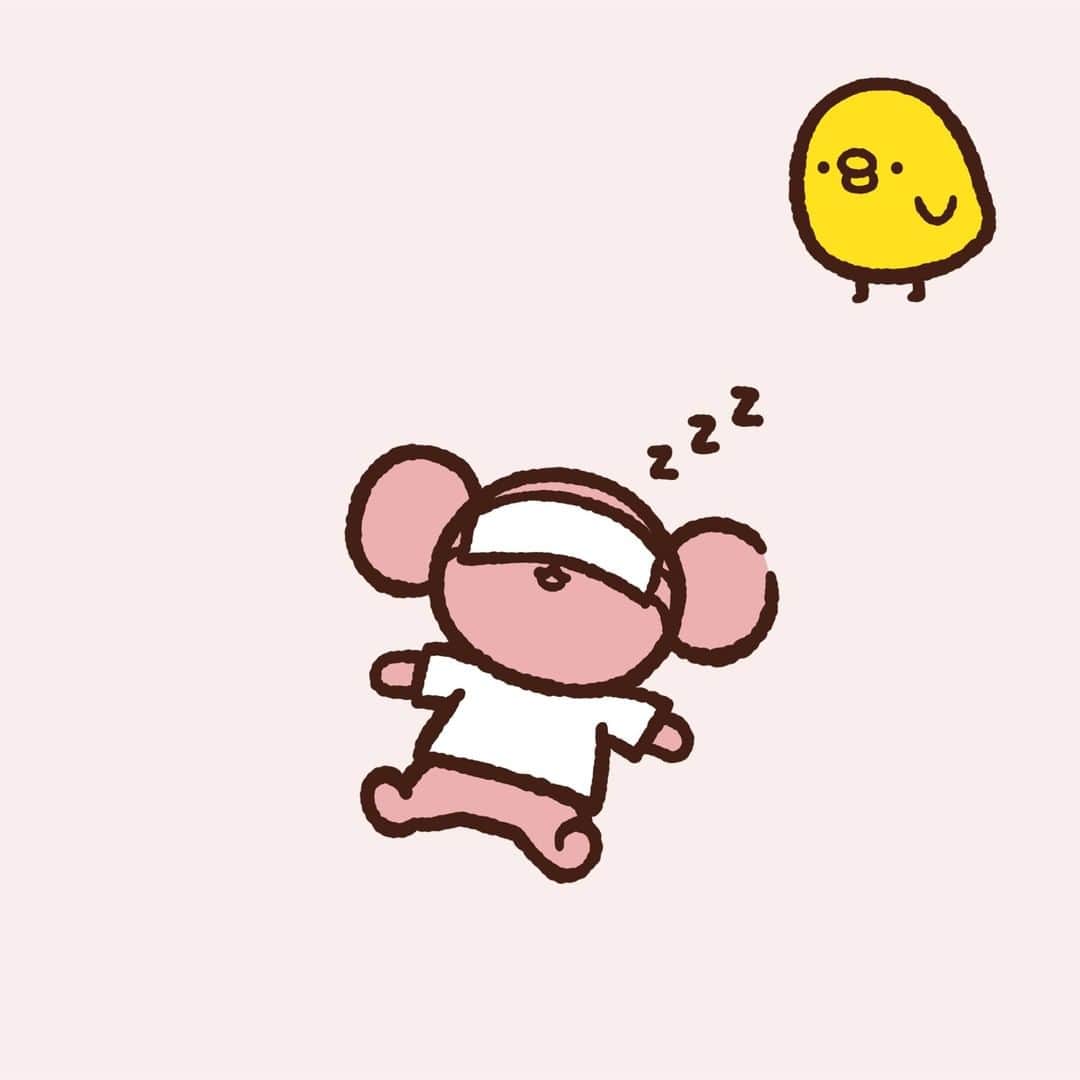 のインスタグラム：「明天就這樣上班上課  #凹凹熊  #ĀooĀooBEAR  #くまのあうちゃん   #bySECOND #wuchengan #comic #comics #bear #mask」