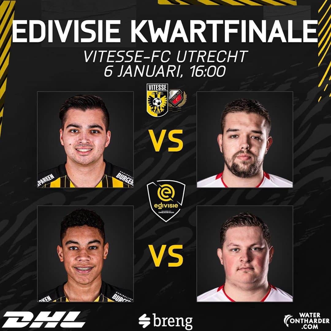 フィテッセさんのインスタグラム写真 - (フィテッセInstagram)「EDIVISIE KWARTFINALE 🎮   Come on Vites! 🔥   #Vitesse」1月6日 22時47分 - mijnvitesse