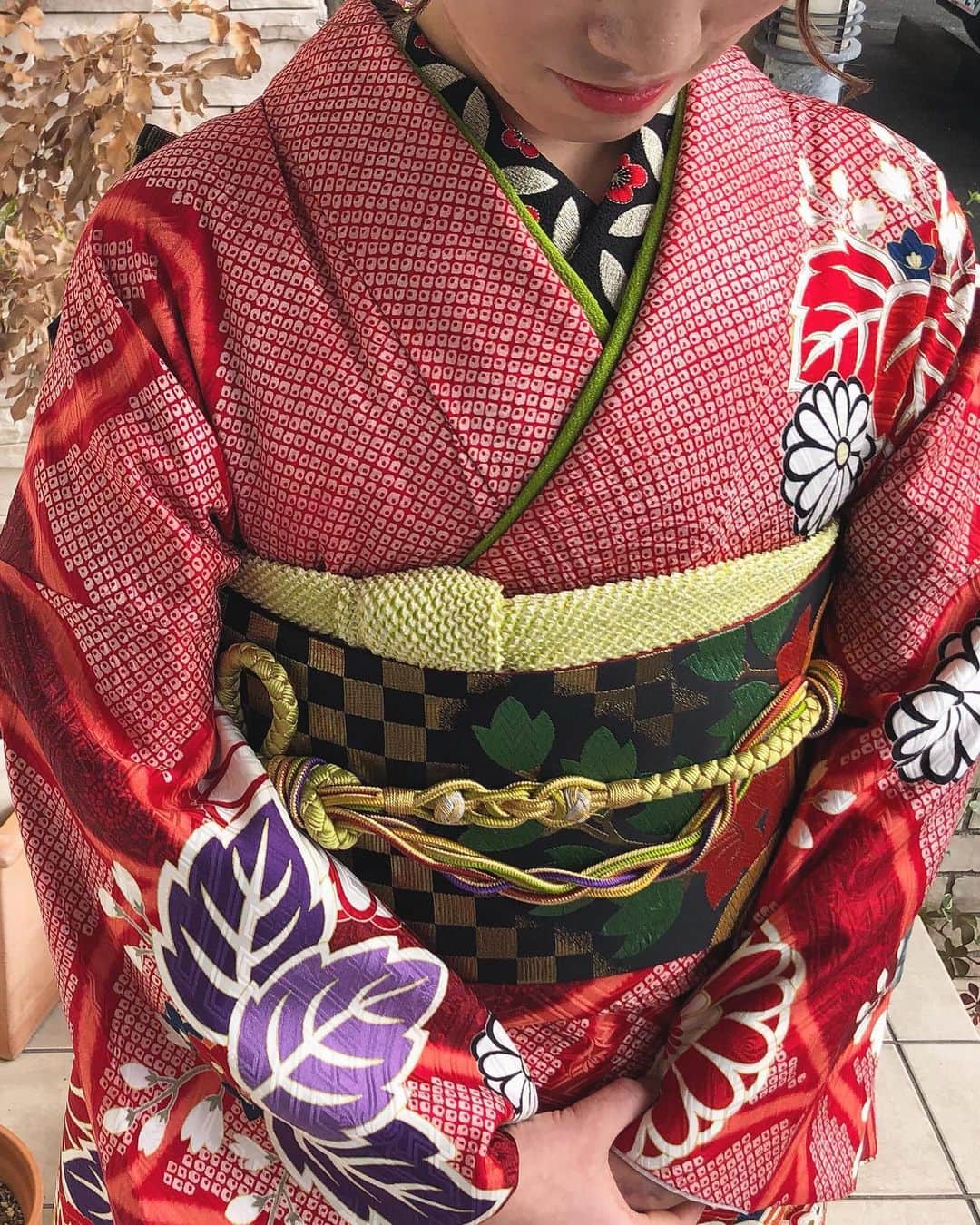 kaekoさんのインスタグラム写真 - (kaekoInstagram)「*  前撮り  ❤️  set : @shuya.mikami  着付け: kaeko   #成人式 #成人式ヘア  #成人式着付け  #ココロヘアー  #cocolohair」1月6日 23時07分 - kae__k
