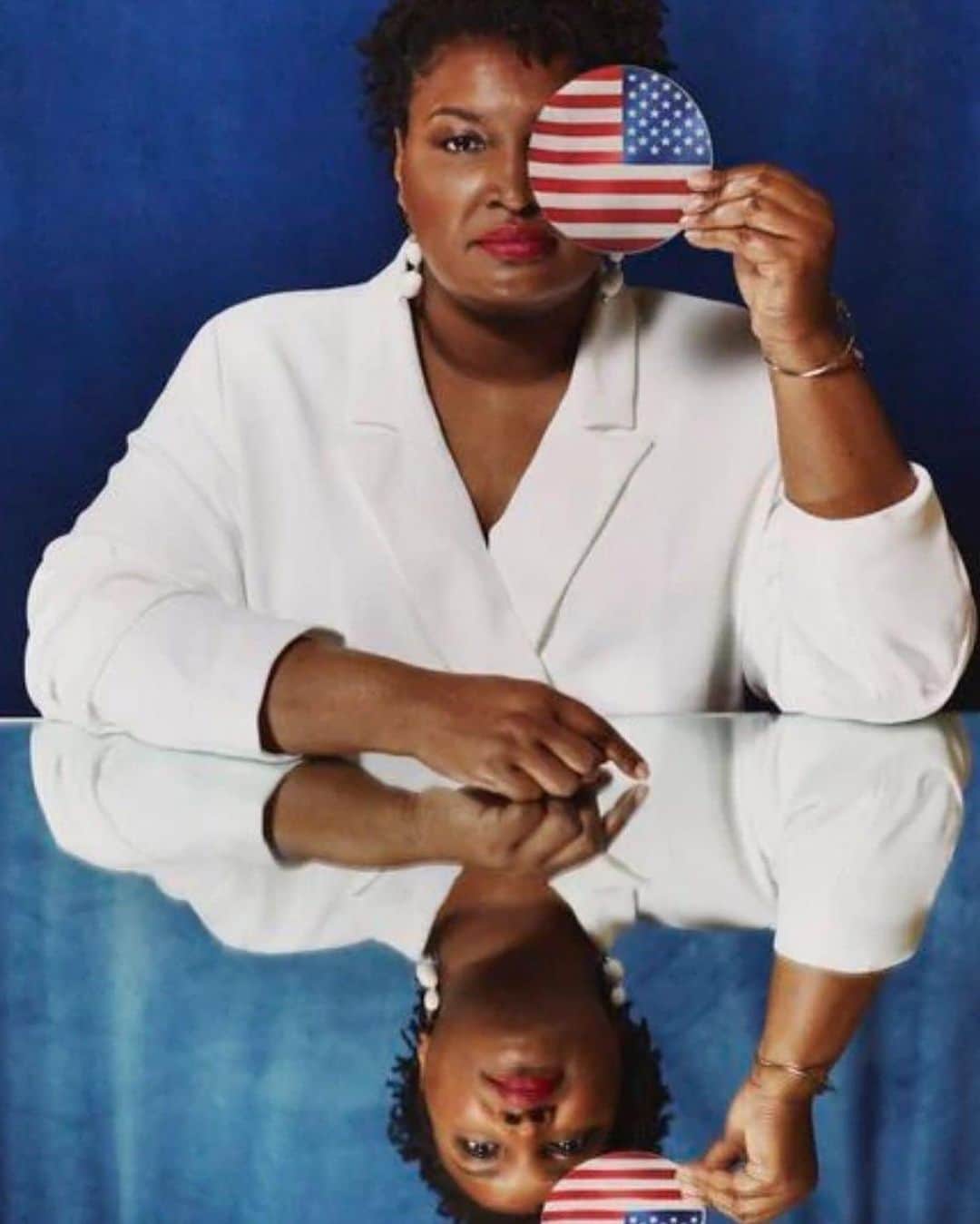ペドロ・パスカルのインスタグラム：「Good Morning. #StaceyAbrams.」