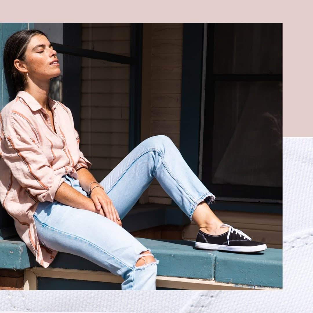 Kedsのインスタグラム：「The sneaker that always answers "what to wear" no matter the mood, no matter the occasion. Tap to shop.」