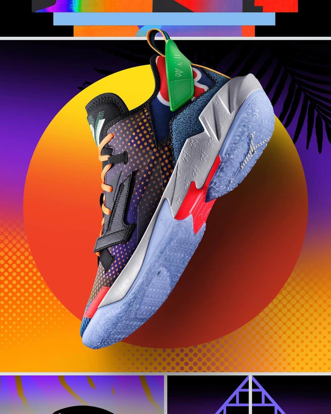 Jordanのインスタグラム：「Raised by @RussWest44. The Jordan “Why Not?” Zer0.4 ‘Upbringing’ is available now at the link in our bio.」