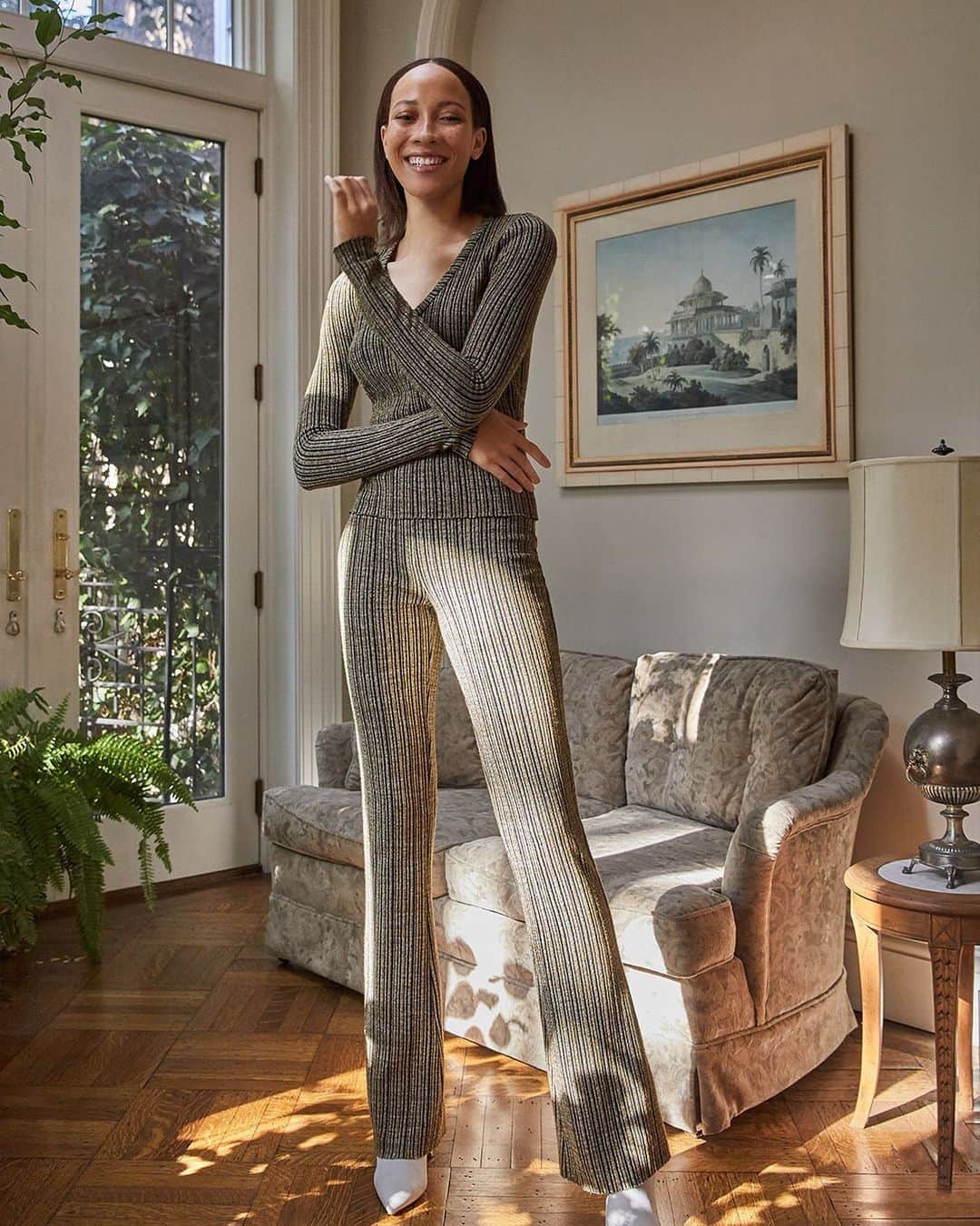 Saks Fifth Avenueのインスタグラム：「No matter the weather, this @ragandbone head-to-toe knit ensemble is the perfect pick for days spent at home. #SaksStyle」