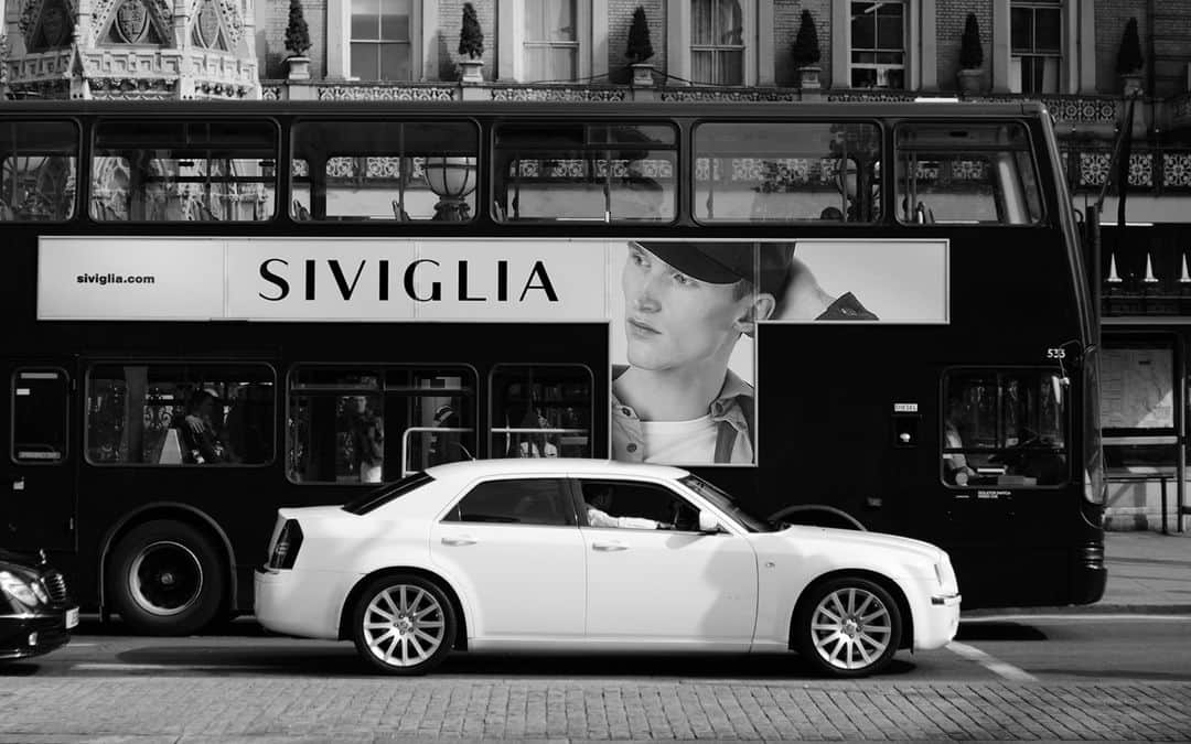 Sivigliaのインスタグラム：「[ London bus adv ] for showing you our White capsule. Siviglia AW20 collection. #white #sivigliawhite #siviglia #sivigliaofficial」