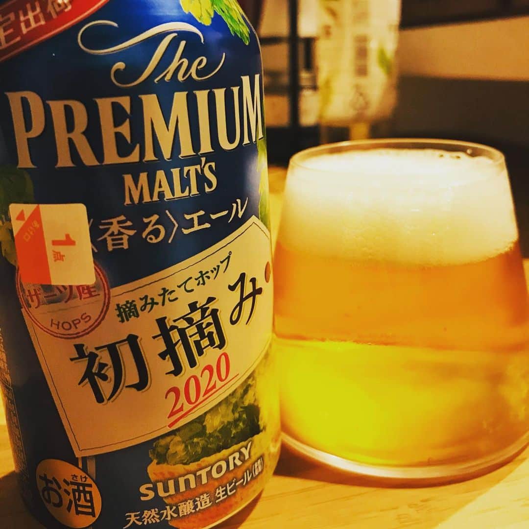 堀井亮佑のインスタグラム：「香るエール久々に飲んだけど本当に隙のない美味しいビールですね。初摘みでなお良し。 #beer #堀井ビールログ」
