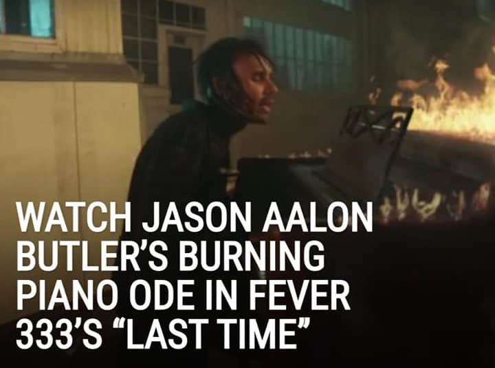 Alternative Pressさんのインスタグラム写真 - (Alternative PressInstagram)「WATCH: @fever333 frontman @mrjasonaalon sits down at a piano blazing in flames for their video for "LAST TIME" ⁠ LINK IN BIO⁠ .⁠ .⁠ .⁠ #fever333 #jasonaalonbutler #lasttime #altpress #alternativepress」1月7日 2時02分 - altpress