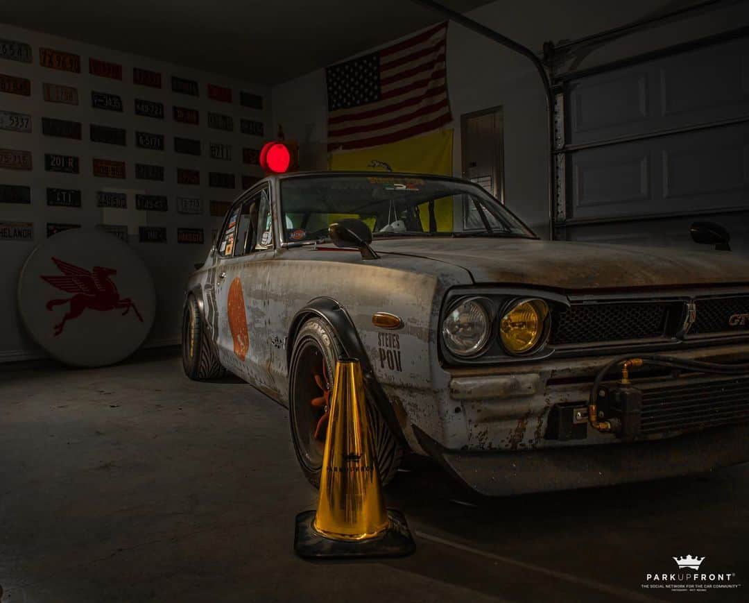 スティーブのインスタグラム：「Who’s excited for this Saturday’s JDM meet up @fueledupmeet @parkupfront ?? I am. See you all there!!! Come say hi! 今週の土曜日に日本車のみの巨大イベントやります。楽しみにしています❣️」