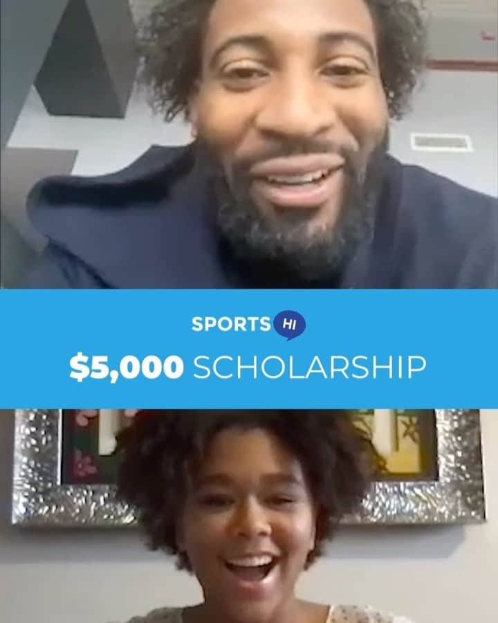 アンドレ・ドラモンドのインスタグラム：「Congratulations! Wait till the end to find out who won our $5,000 scholarship 🦋🤍 @sportshi #sportshi #welcome2021 #fyp」