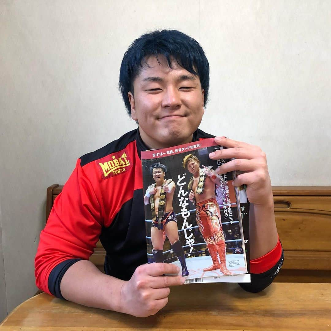 青柳優馬さんのインスタグラム写真 - (青柳優馬Instagram)「今週号の週刊プロレスを買うべし‼︎」1月7日 15時42分 - yuma_aoyagi