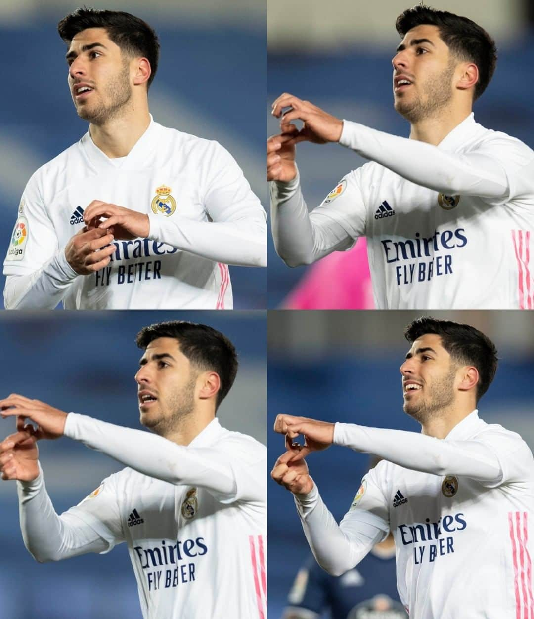 LFPさんのインスタグラム写真 - (LFPInstagram)「🔝 Player, 🔝 Celebration! 🤍 😎 • ¡Jugador 🔝, Celebración🔝! 🌟 🤍 • #Asensio #RealMadrid #LaLiga #LaLigaSantander #Football」1月7日 15時00分 - laliga