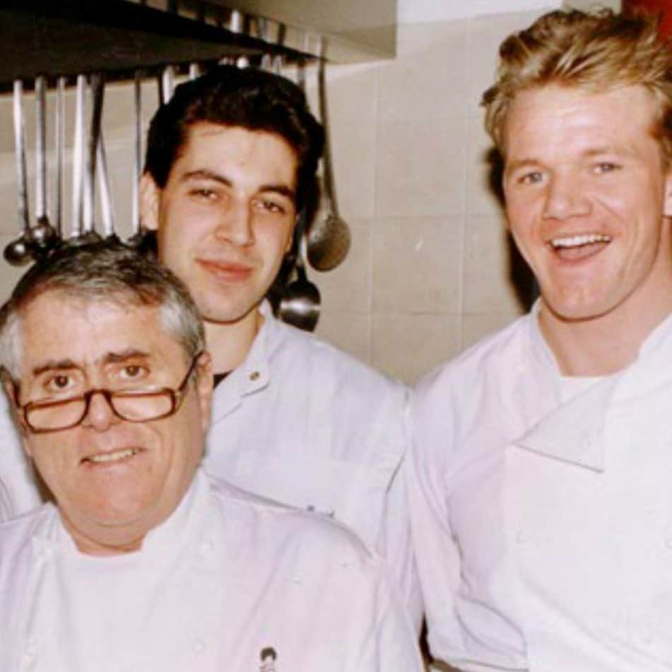 ゴードン・ラムゼイさんのインスタグラム写真 - (ゴードン・ラムゼイInstagram)「This was Chef Albert & #thierrybusset and myself in France as a couple of young guns 22yr olds, working our arses off for one of the most amazing Mentors I’ve ever worked with. He was hard, fair, passionate and incredibly understanding of what you could achieve if you listen ! He told me straight, and trust me I listened ! Thank you Chef ♥️」1月7日 6時51分 - gordongram