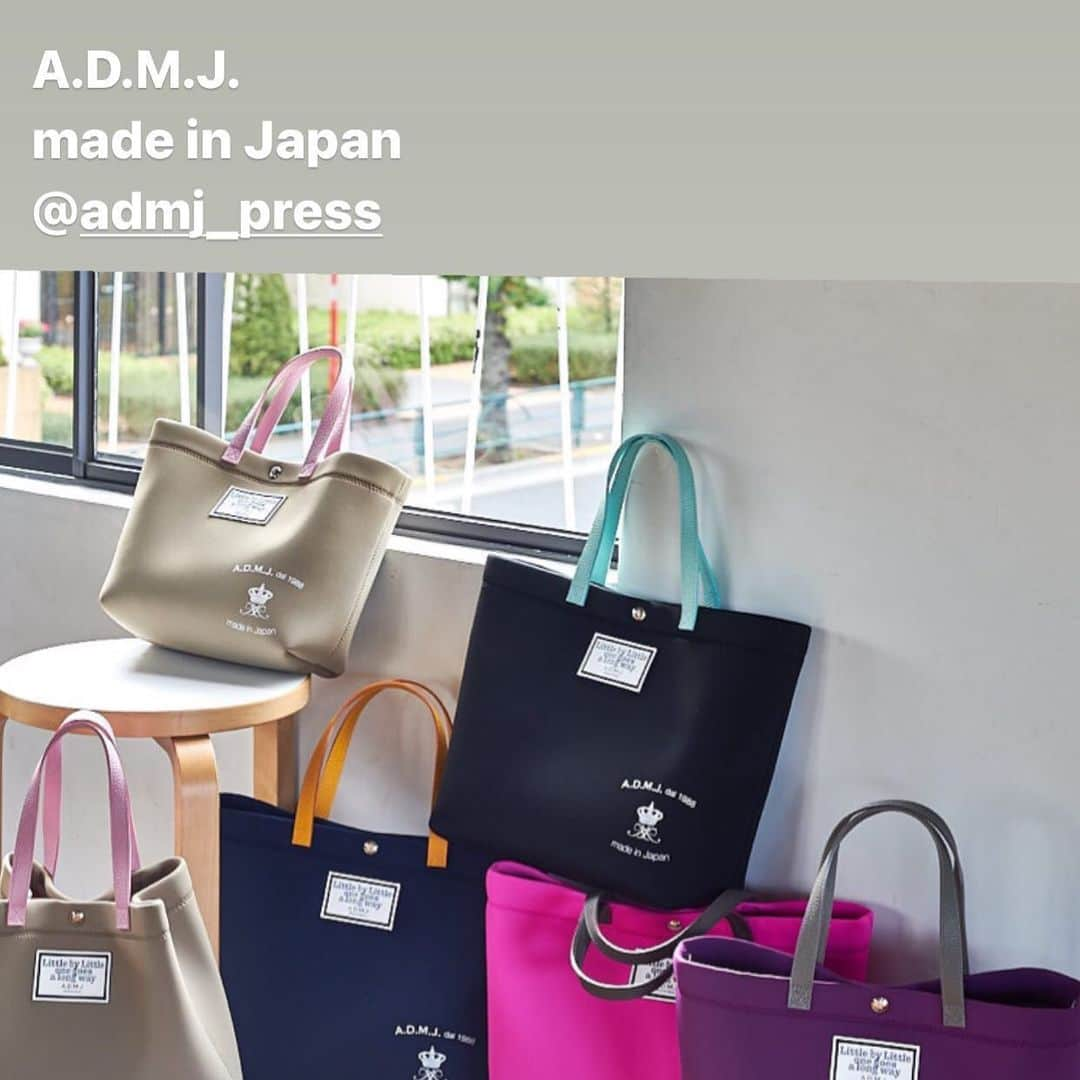 A.D.M.J.co.,Ltdさんのインスタグラム写真 - (A.D.M.J.co.,LtdInstagram)「#admj #admjofficial #bag #madeinjapan #totebag #バッグ　＃トートバッグ」1月7日 8時07分 - admjofficial_bag