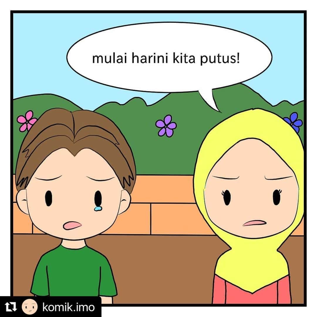 Koleksi Komik Malaysiaさんのインスタグラム写真 - (Koleksi Komik MalaysiaInstagram)「#Repost @komik.imo with @make_repost ・・・ "Saya tak boleh hidup tanpa awak" . @komik.imo . #komik #komikmalaysia #koleksikomik #koleksikomikmalaysia #art #originalart  #malaysia #melayu #komikmelayu #komiklawak #imopunya #komikimo #drawing #originaldrawing」1月7日 8時55分 - tokkmungg_exclusive