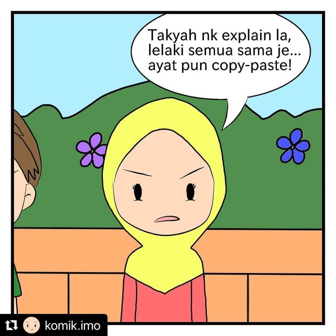 Koleksi Komik Malaysiaさんのインスタグラム写真 - (Koleksi Komik MalaysiaInstagram)「#Repost @komik.imo with @make_repost ・・・ "Saya tak boleh hidup tanpa awak" . @komik.imo . #komik #komikmalaysia #koleksikomik #koleksikomikmalaysia #art #originalart  #malaysia #melayu #komikmelayu #komiklawak #imopunya #komikimo #drawing #originaldrawing」1月7日 8時55分 - tokkmungg_exclusive