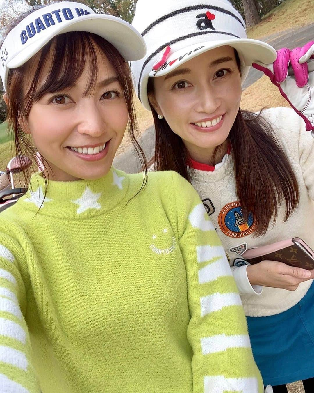 高沢奈苗さんのインスタグラム写真 - (高沢奈苗Instagram)「. 12月の時の⛳️ . 久々にかおりちゃんとラウンドに❣️🏌️‍♀️ 1？2年振りくらい？かな 夜ご飯も食べて1日中楽しかった〜😆 ｡:* . @cuarto_united のセーターお気に入りでこの冬たくさん着てる💛☺︎ . . . #golf #cuartunited #vividgolf  #ゴルフ #ゴルフ女子 #ラウンド #冬ゴルフ #クアルトユナイテッド #ゴルフファッション」1月7日 9時37分 - nanaetakasawa