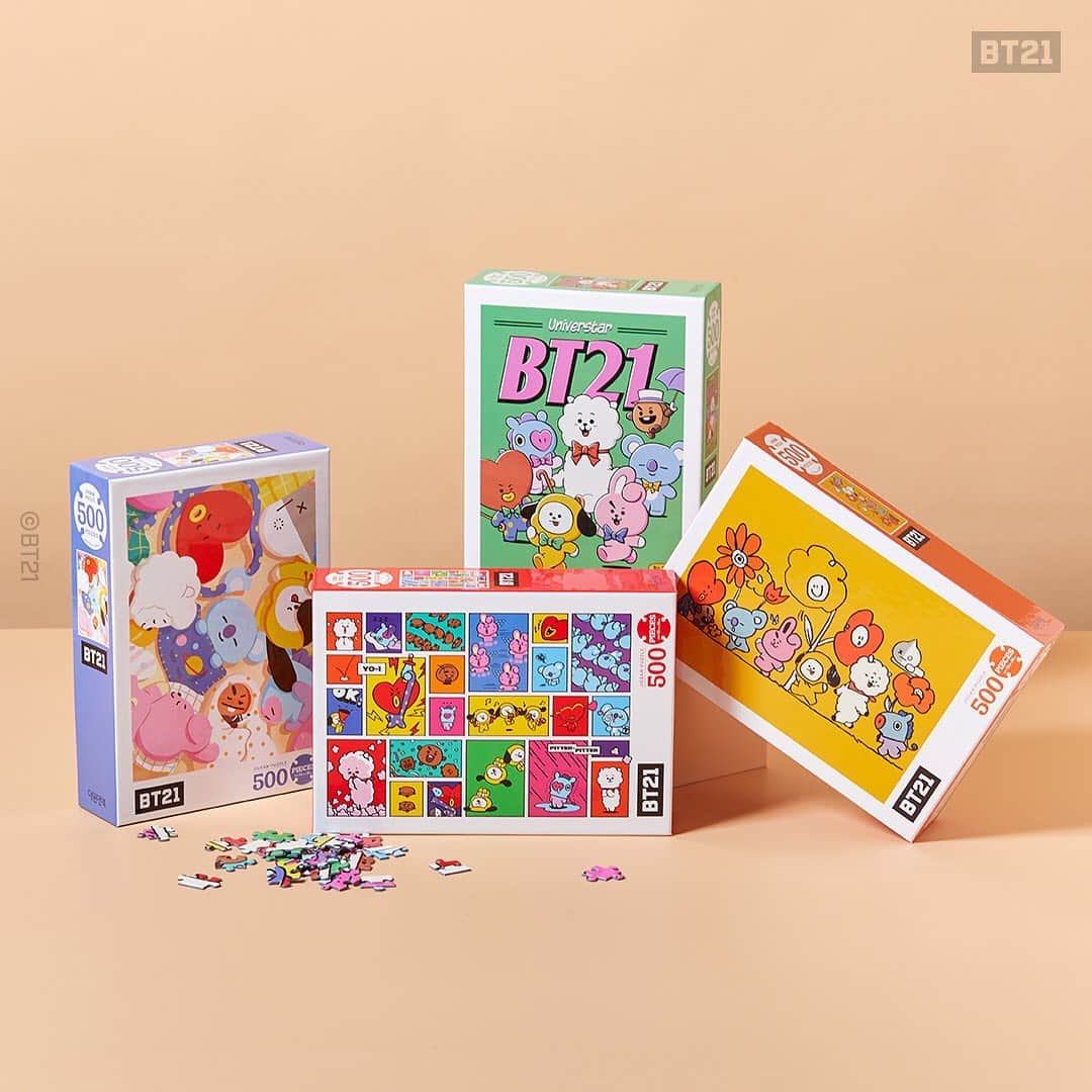 BT21 Stars of tomorrow, UNIVERSTAR!さんのインスタグラム写真 - (BT21 Stars of tomorrow, UNIVERSTAR!Instagram)「They say we fit like pieces from a... 💜 BT21 500Pcs Puzzle ⠀ ✔️Choice of 4 different sets ✔️Kick back, relax, enjoy some jigsaw time ✔️Displayable when done! ⠀ Race you to completion? 🧩 ⠀ Shop now at LINE FRIENDS COLLECTION 👉 Link in bio ⠀ #BT21 #puzzle #stayathomeitem」1月7日 11時03分 - bt21_official