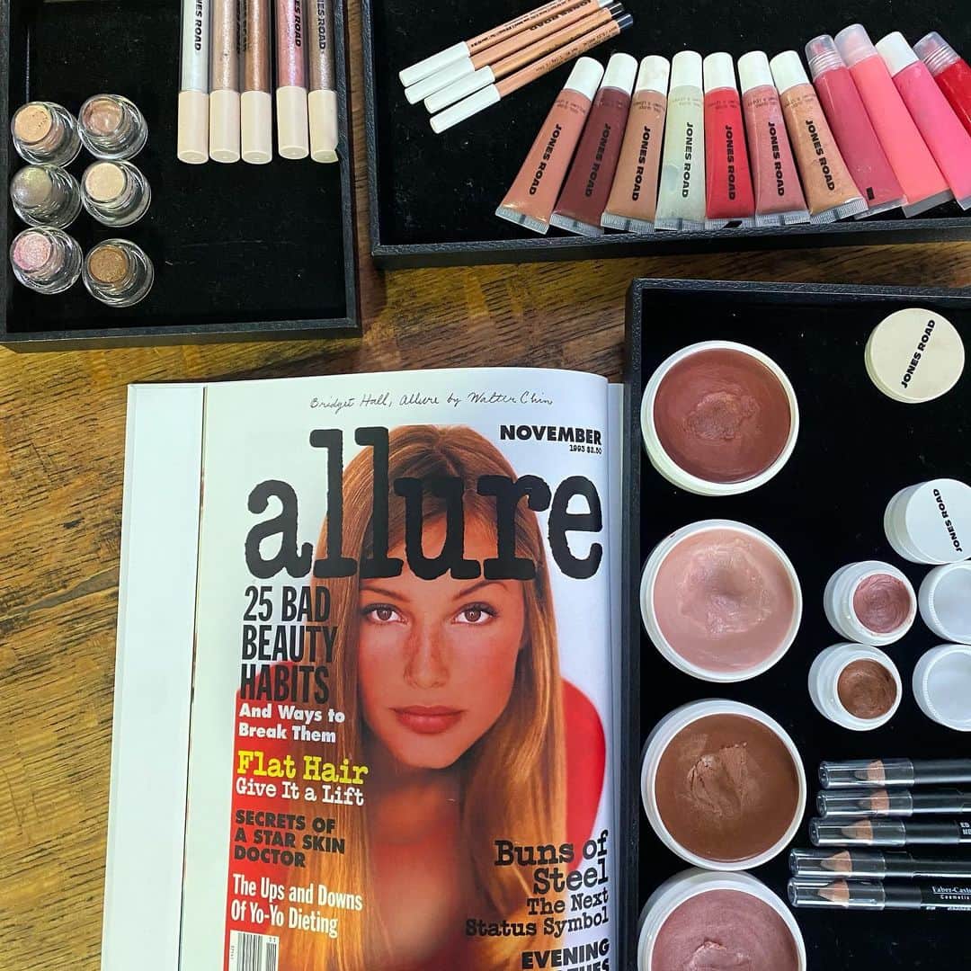 ボビー・ブラウンのインスタグラム：「What’s old is new again. Or I am so frigging consistent. This @allure cover is so classic me. Freckles and all. I’d use it for an ad for @jonesroadbeauty  Credits to come.」