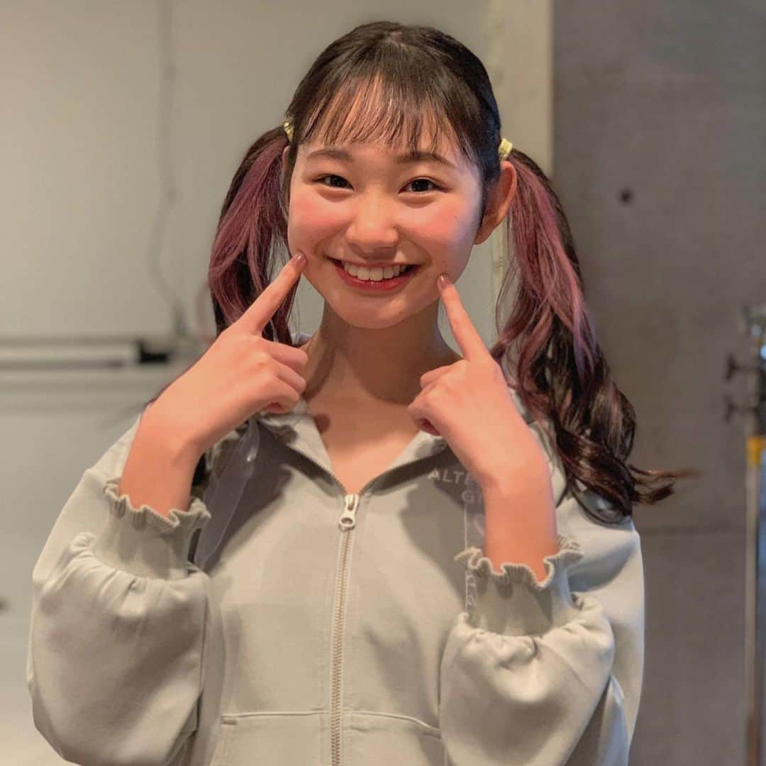 ニコ☆プチのインスタグラム：「めめちのツインテールコレクション💜﻿ ﻿ #ニコプチ﻿ #川合菖蒲﻿ #ツインテール」