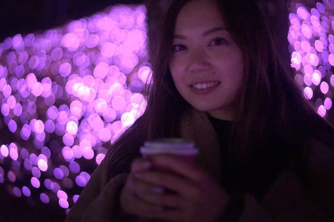 志村玲那さんのインスタグラム写真 - (志村玲那Instagram)「#カメラいろいろ変えると映りも全然ちがうものになるよね！！！  #ピンクイルミネーション #すごい綺麗だったなー  #ポケモンイルミネーション行った時のね！」1月7日 11時39分 - rena_shimura