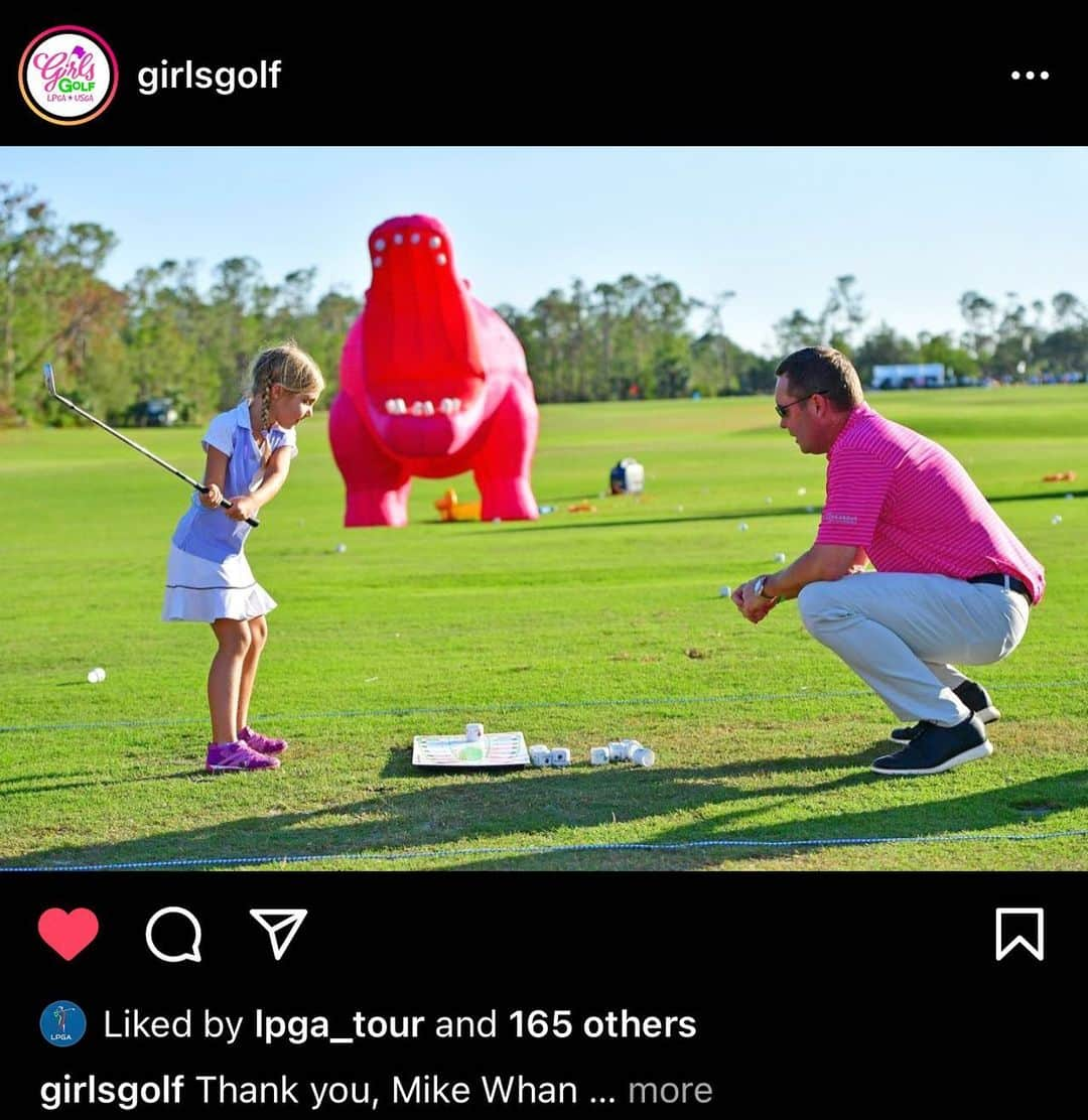 ナタリー・ガルビスさんのインスタグラム写真 - (ナタリー・ガルビスInstagram)「Thank you Mike Whan! @girlsgolf said it perfectly. Thank you!! Thank you for working tirelessly  as our commissioner for the past 11 years. When you took on this position we were crumbling. Loosing events & sponsors publicly and more challenges that you have fought for us to overcome.  We are among the most successful female sports and organizations in the world!!! We are so grateful you have put your boundless energy and countless hours into helping us achieve so many milestones. ) 12,14++++hour days)You are one of the most positive individuals I have ever met! I am most impressed with how you have managed our international and diverse corporate, television,multimedia,events and contracts. You have pushed CEOs and Companies to implement deals for equal pay since the day you started!! Plus so much more than I could fit in this post....Thank you Commish! @lpga_tour」1月7日 12時20分 - nataliegulbis