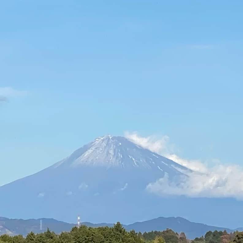 白木優子のインスタグラム：「Beautiful Mt.Fuji #MtFuji #fujiyama」