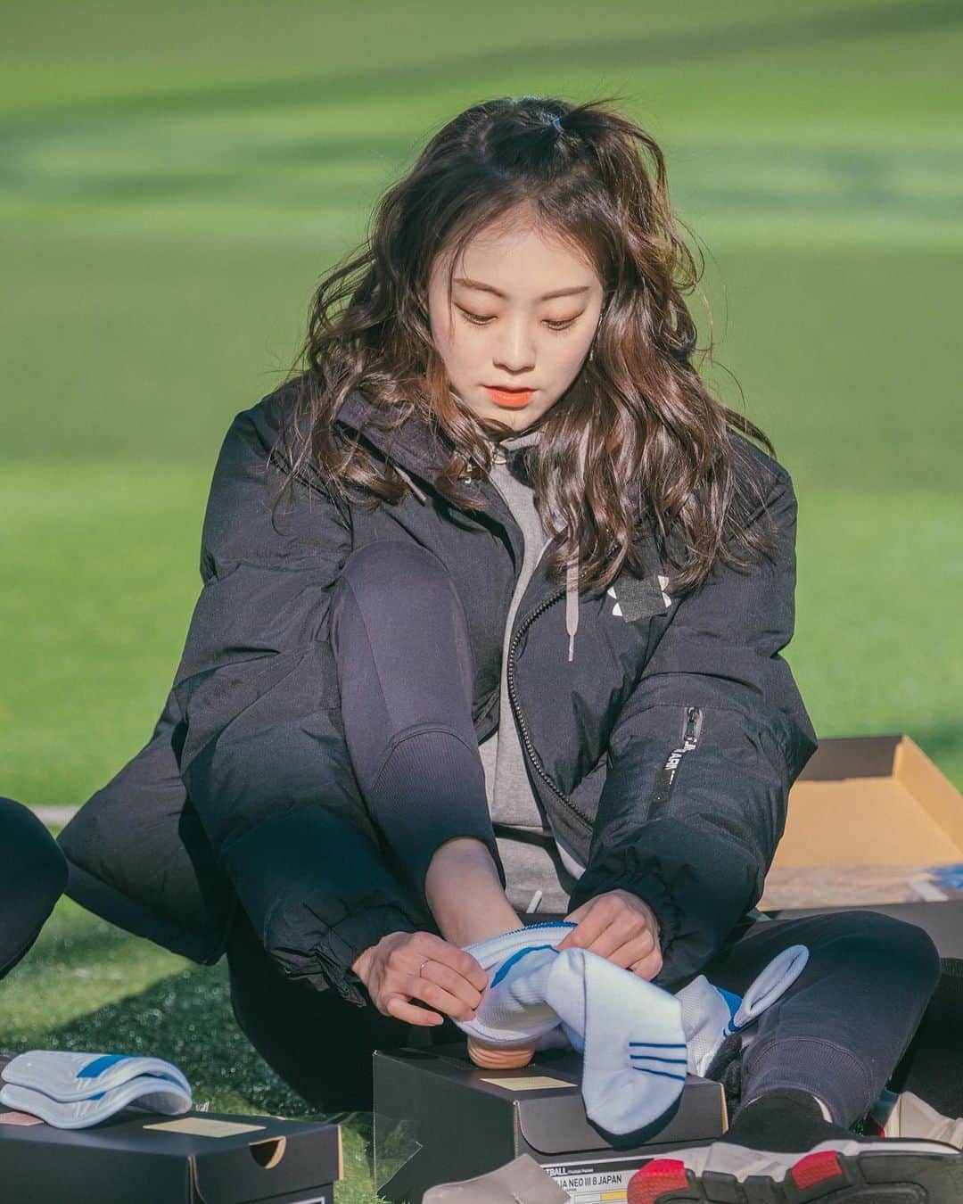郭珉整のインスタグラム：「❄️💚⚽️ #거미손」