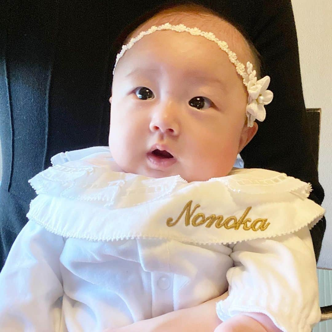 橋本まゆさんのインスタグラム写真 - (橋本まゆInstagram)「お食い初め👶🏻🥢﻿ ﻿ 2020.12.30に100日を迎えました﻿ 娘ちゃんおめでとう〜🎈﻿ ﻿ 一生食べ物に困りませんように﻿ これからもすくすくと成長し﻿ 丈夫な歯が生えてきますように﻿ ﻿ 無事に100日を迎えられ 支えてくれる夫、家族に感謝です♡﻿ ﻿ お祝いで頂いたスタイがめっちゃ可愛い💓 #100日祝い#お食い初め﻿ #生後3ヶ月#3manths﻿ #女の子ベビー #女の子のママ#新米ママ﻿ #赤ちゃんのいる生活」1月7日 23時28分 - macomyu