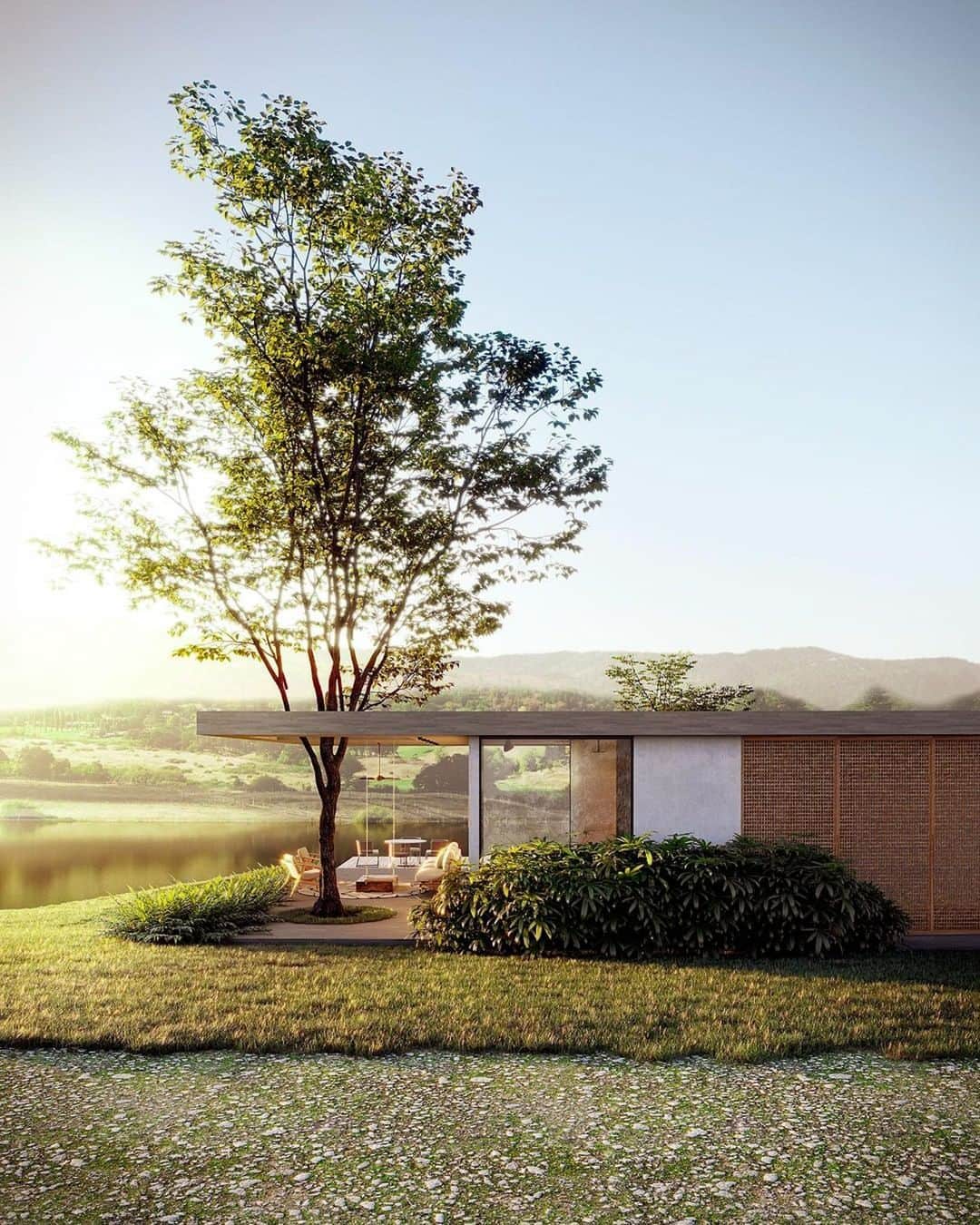 Architecture - Housesさんのインスタグラム写真 - (Architecture - HousesInstagram)「⁣ 𝗧𝗵𝗲 𝗟𝗮𝗸𝗲 𝗛𝗼𝘂𝘀𝗲⁣ Peace, nature, disconnection, LIFE🍃. If we had to choose one place to spend quarantine again (hope it doesn’t happen) it would be this one without doubt. Would you join us?⁣ Tag an #architecture lover.💙⁣ _____⁣⁣⁣⁣⁣⁣⁣⁣⁣⁣⁣⁣⁣⁣⁣⁣⁣⁣⁣⁣⁣⁣⁣⁣⁣⁣⁣⁣⁣⁣⁣⁣⁣⁣⁣ 📐 Elô Bittencourt and Kenia Pereira from @estudioearquitetura⁣ #archidesignhome⁣ _____⁣⁣⁣⁣⁣⁣⁣⁣⁣⁣⁣⁣⁣⁣⁣⁣⁣⁣⁣⁣⁣⁣⁣⁣⁣⁣⁣⁣⁣⁣⁣⁣⁣⁣⁣ #design #architecture #architect #arquitectura #luxury #architettura #interiordesign #archilovers #home #house #architecturephotography #amazingarchitecture⁣⁣ #realestate #photooftheday #construction #archilovers #home #house ‎#naturearchitecture #picoftheday #archigram」1月8日 0時00分 - _archidesignhome_