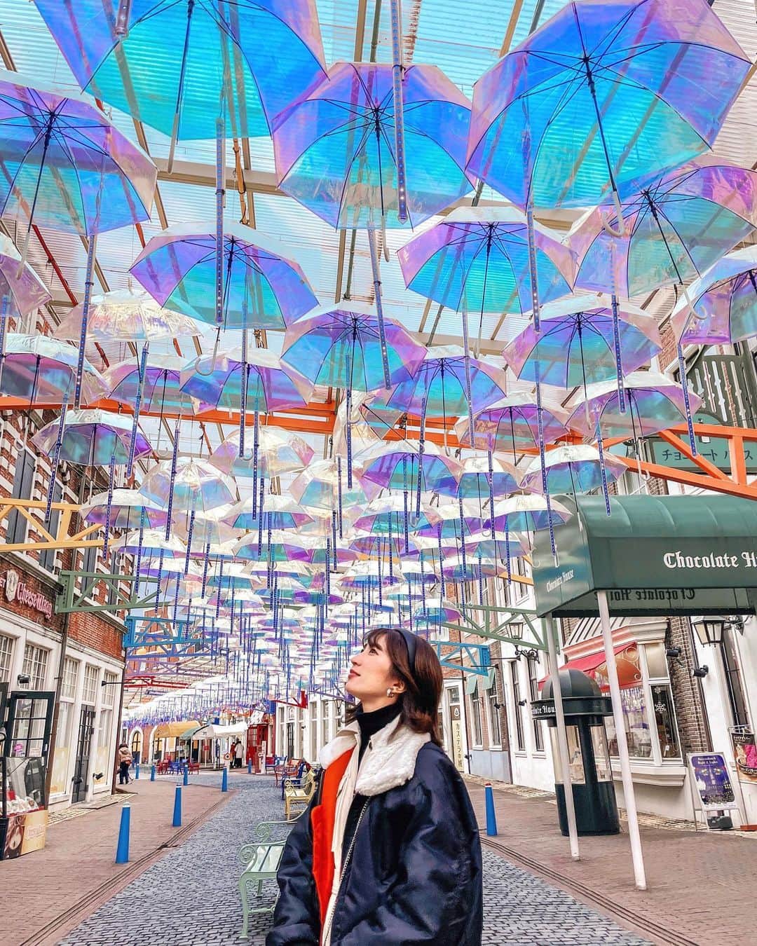 瀬口かなのインスタグラム：「﻿ ﻿ 久しぶりにハウステンボスへ🌷﻿ ﻿ ﻿ 泊まりでハウステンボス行ったの久しぶりでした！﻿ ﻿ すっごく前に…﻿ 逃走中という番組のロケで来たの思い出した🤣﻿ 懐かしい〜！！﻿ ﻿ ﻿ 映えスポット沢山でVRのアトラクション楽しかったよ〜🎪﻿ ﻿撮影の時だけマスク外してます🙏 ﻿ ﻿ #ハウステンボス #houistenbosch #長崎旅行 #長崎観光 #長崎ハウステンボス #女子旅 #長崎」