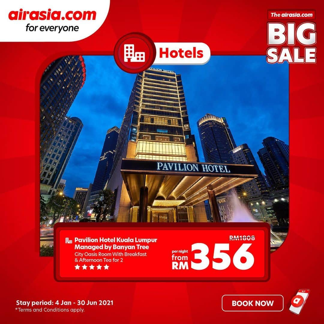 エアアジアさんのインスタグラム写真 - (エアアジアInstagram)「Bored at home and want to change your views? Then, it's time to treat yourself a hotel staycation at airasia.com or just head over to the link in our bio!  Get up to 80% OFF on Hotels and earn 5X more BIG Points that you can use for your future bookings too!  Book NOW till 10 Jan 2021. T&Cs apply. Travel from 4 Jan - 30 Jun 2021  #airasiaForEveryone __________ Cover photo by @yunsitafarmer」1月7日 17時16分 - airasiasuperapp