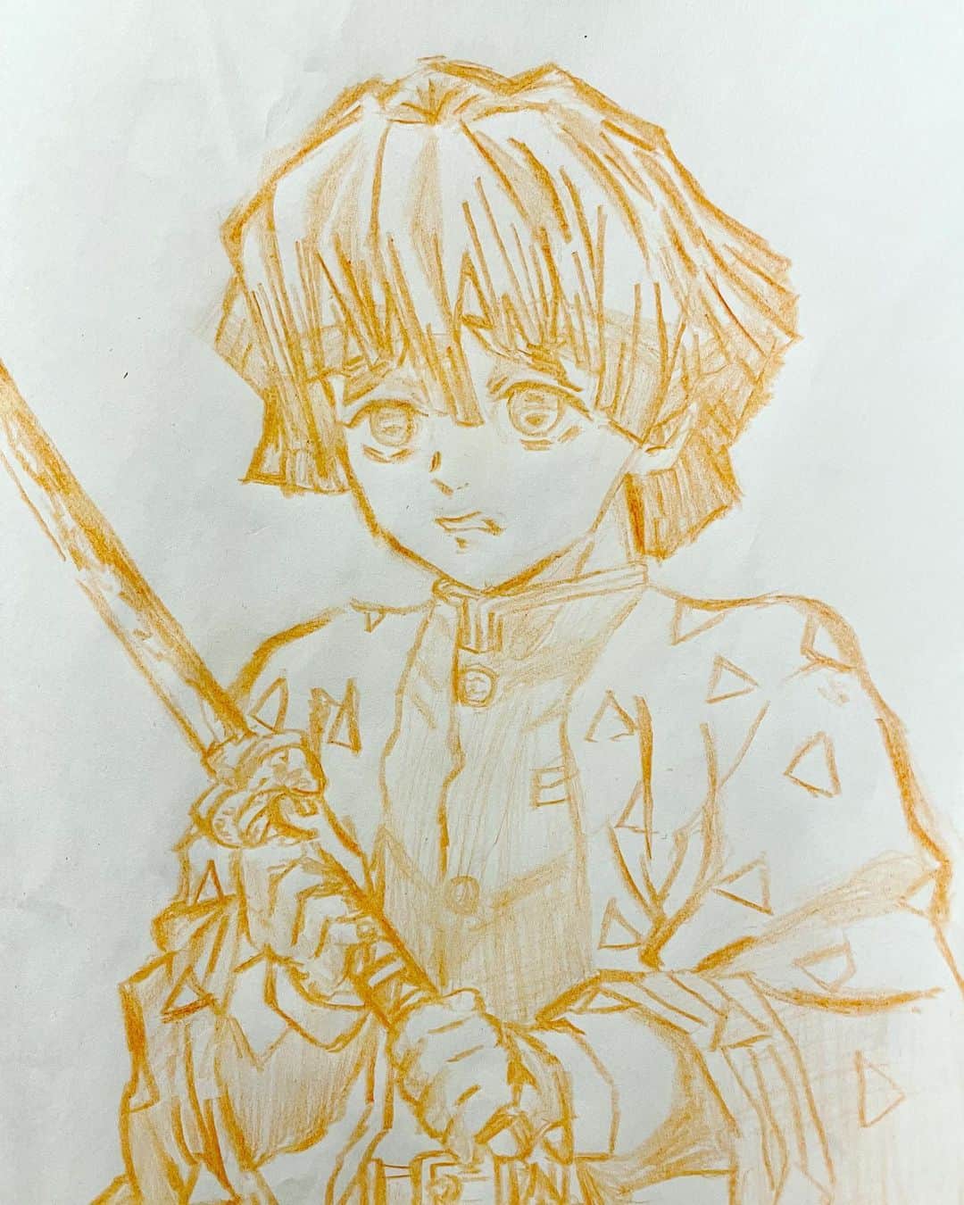 池上幸平のインスタグラム：「今回はこちら。#鬼滅の刃 #我妻善逸 #にの」