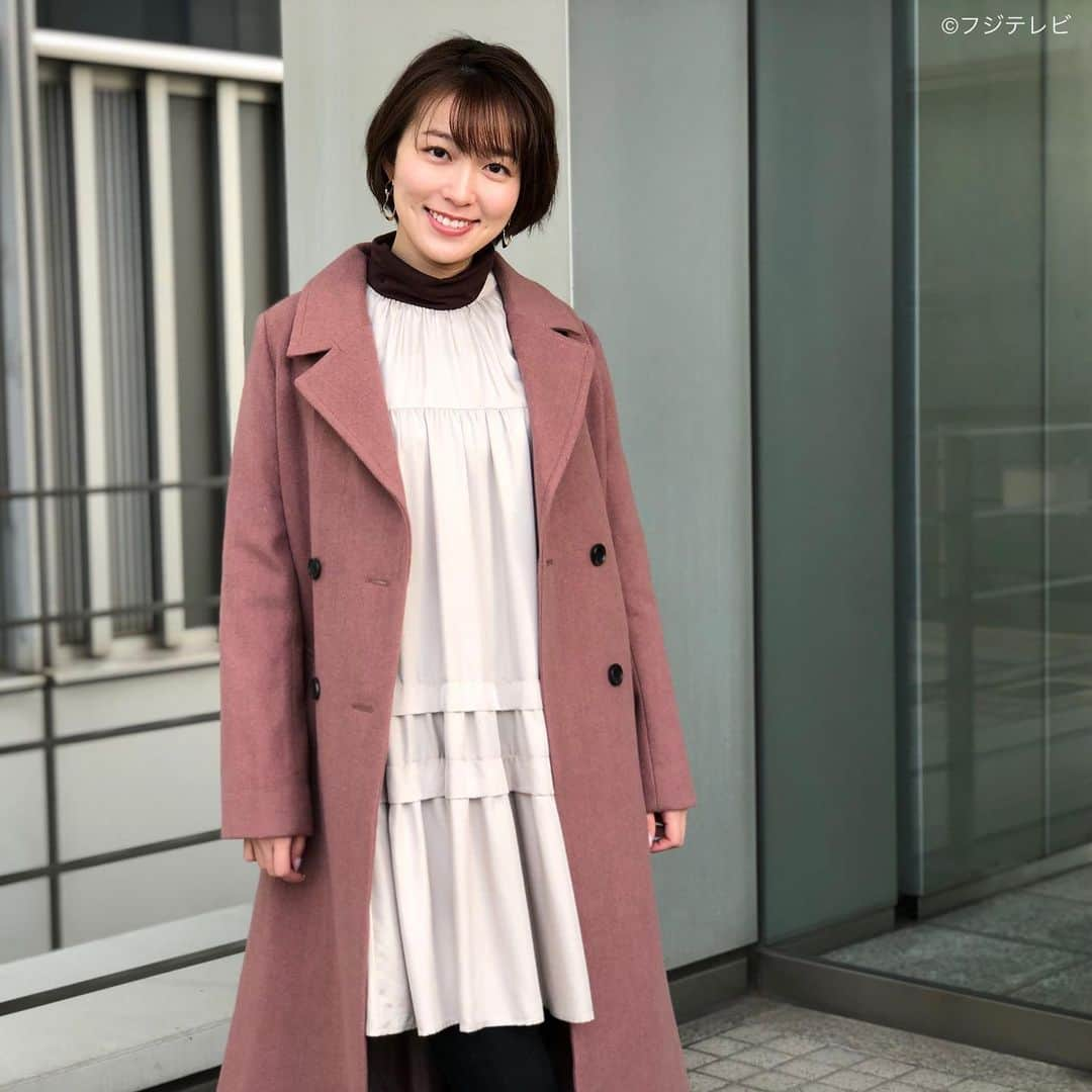 フジテレビ「めざましテレビ」さんのインスタグラム写真 - (フジテレビ「めざましテレビ」Instagram)「1月7日（木） ・ ファッション雑誌CanCamとコラボした お天気コーナー「きょう何着て行く？」 阿部華也子の毎日のコーデを紹介♪ ・ 【きょうのコーデ】 コート→#MEWSREFINEDCLOTHES 1万9800円 ワンピース→#Rirandture 1万8000円 カットソー→#AMERICANHOLIC 1990円 パンツ→#Gap 5445円 靴→#ダイアナ　3万円 ピアス→#Lycka 1400円 ・ 【コーデのポイント】 じわじわ人気を集めているミニワンピース👗ギャザーや切り替えでボリューミーに広がるタイプが今っぽくてイチオシ☝️ 寒さが気になる今の時期はデニムとロングブーツを合わせて おしゃれに防寒しましょう👖👢✨ ・ #めざましテレビ #きょう何着て行く？ #阿部華也子 #今日のコーデ#コーデ #CanCam #今日のファッション#ootd #きょう何着て行く？は月〜金朝6時22分ごろ放送！」1月7日 20時10分 - mezamashi.tv