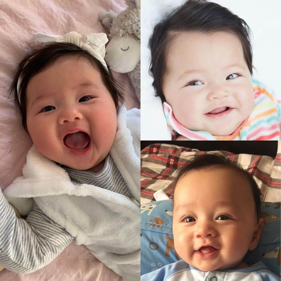 エリナ シルカのインスタグラム：「1...2...3 🥰 みんな違ってみんないい♡」