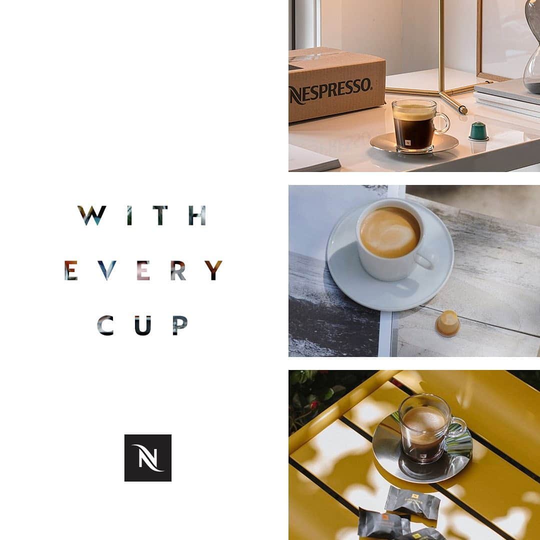 Nespressoのインスタグラム：「With every cup we cultivate some of the finest coffee in the world. With every cup we are part of a story that protects the environment, improves the lives of farming communities and preserves the best of our world.   #Witheverycup #Nespresso」