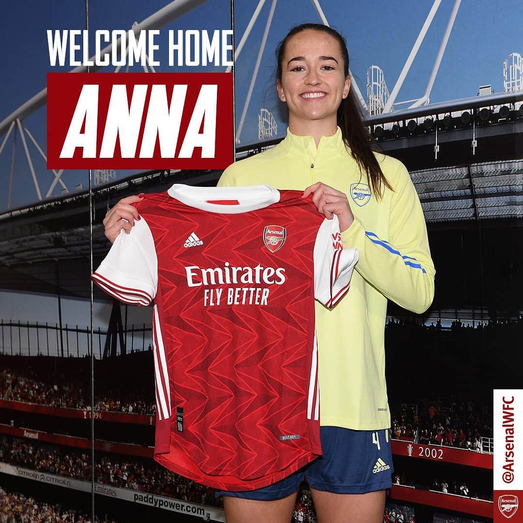 Arsenal Ladiesさんのインスタグラム写真 - (Arsenal LadiesInstagram)「It’s official... @annarosepatten is back with The Arsenal! 😍✍️ #NoPlaceLikeHome 🏡」1月7日 21時30分 - arsenalwfc