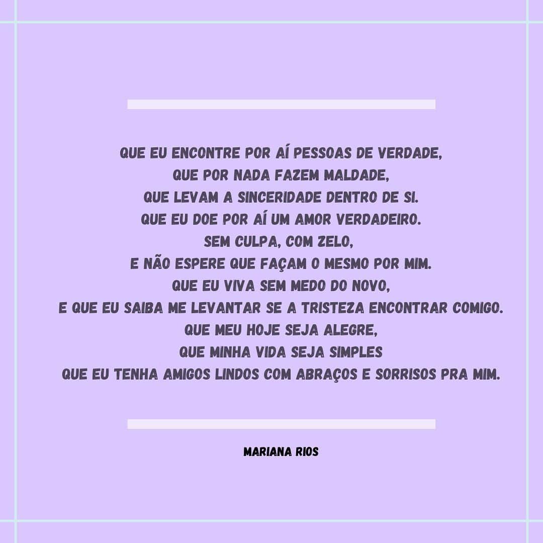Mariana Riosのインスタグラム：「Lembre-se todos os dias: enxergamos no outro aquilo que existe dentro de nós mesmos. O que você doa ao universo, a energia que emana, é o que terá de volta em sua vida. Queira o bem sempre! Perdoe pois todos erramos e estamos e constante estado de evolução e aprendizado. E se por você não fizerem o mesmo, não te entristeça. Siga com alegria. Cada um dá o que tem no coração!  💙🙏🏼」