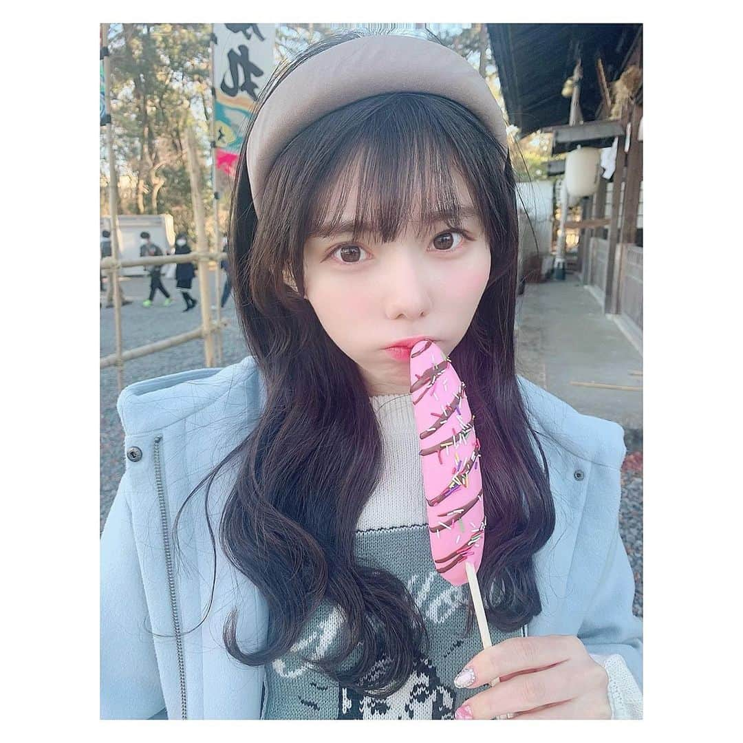 大森莉緒さんのインスタグラム写真 - (大森莉緒Instagram)「・ ・ チョコバナナ屋台があったら、必ず買っちゃう😋🍌 ・ ・ #大森莉緒 #おーりお #おりおんず #チョコバナナ #屋台 #屋台グルメ #初詣 #sweet #banana #chocolate #instagood #instafood #instapic #good #음스타그램 #맛집 #음식 #푸드  # #좋아요 #셀카 #셀카그램 #추억 #먹스타그램」1月7日 21時52分 - rio.ohmori