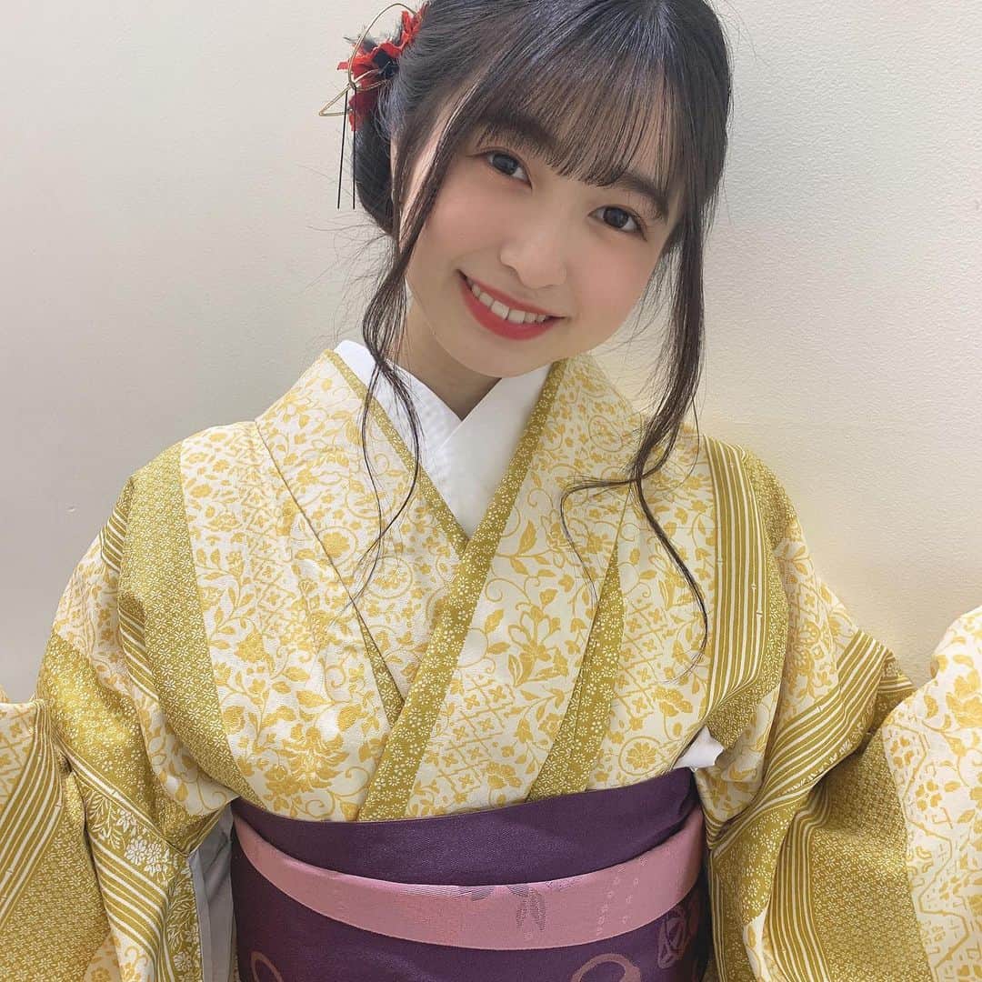 のインスタグラム：「. 投稿でも着物載せちゃう！！！」