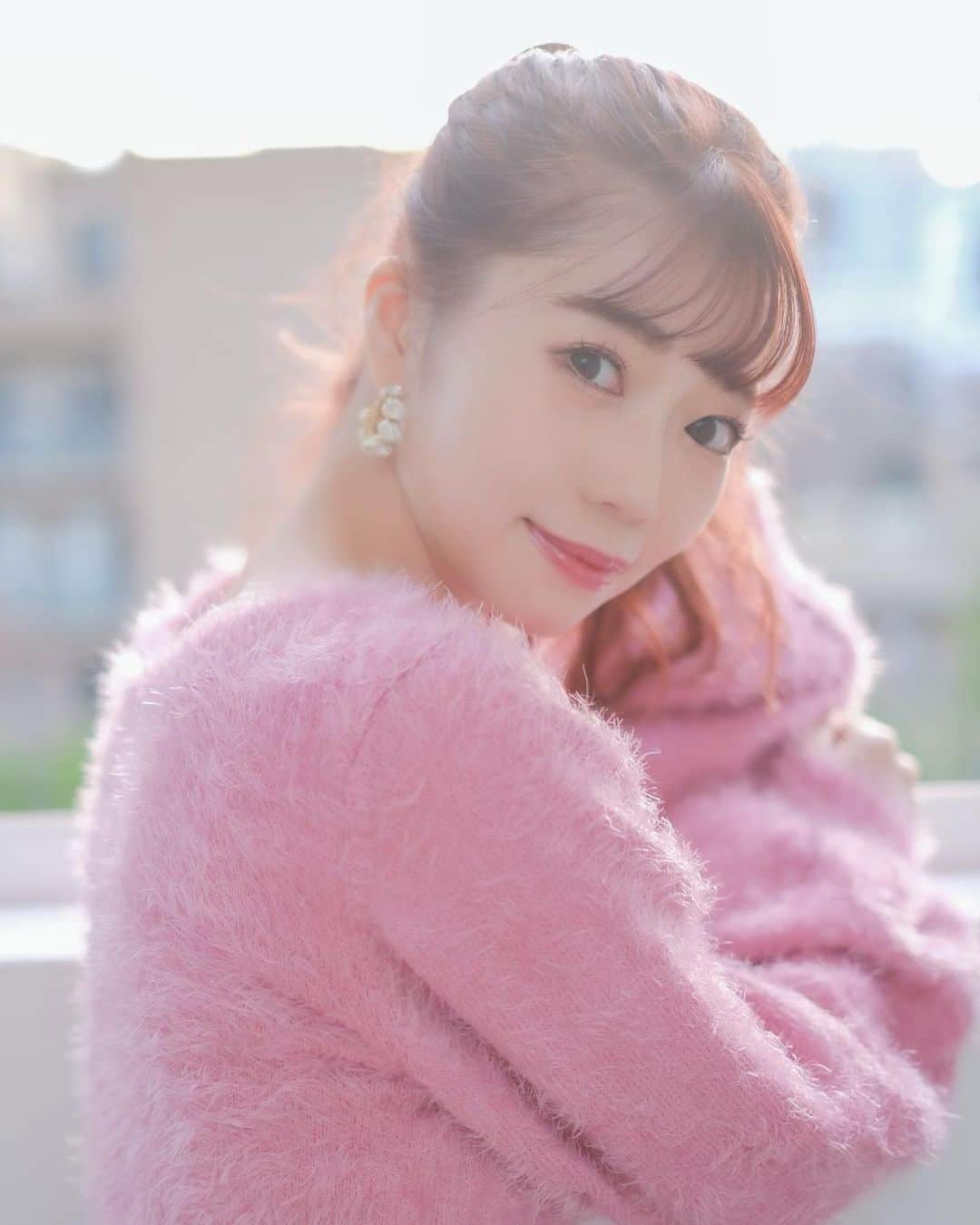 柏元萌華のインスタグラム：「ちょうど夕やけの時間だった☺️☀️ ほっこり☀️  #作品撮り #photography #photo #camera」