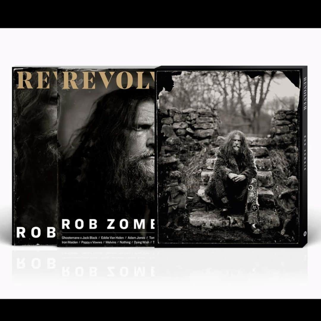 ロブ・ゾンビさんのインスタグラム写真 - (ロブ・ゾンビInstagram)「For a limited time @revolvermag is offering a special edition slipcase with and alternative Zombie cover plus a white vinyl King Freak 7 inch. All of this is only available through @revolvermag . #robzombie #revolvermagazine #kingfreak」1月7日 23時00分 - robzombieofficial