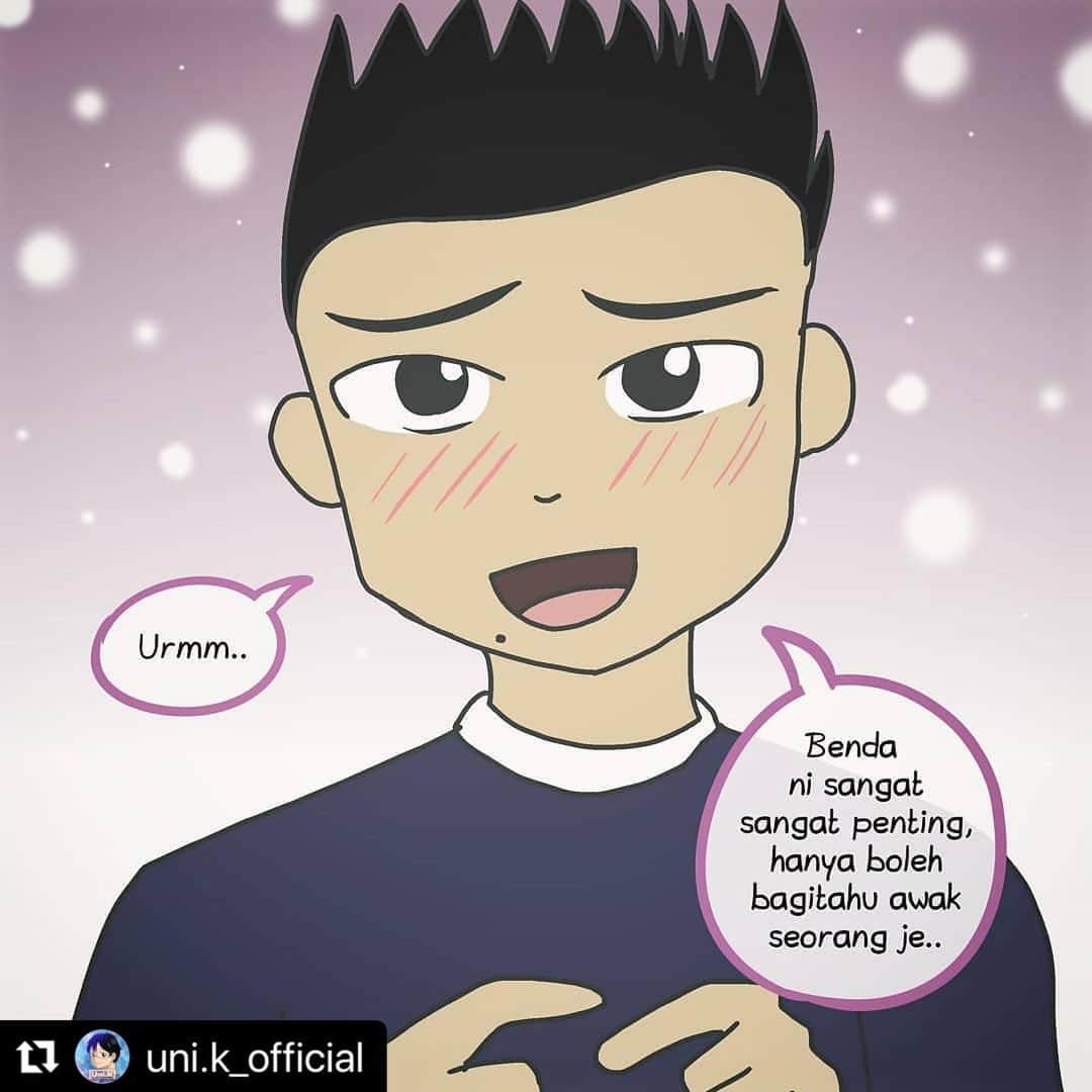 Koleksi Komik Malaysiaさんのインスタグラム写真 - (Koleksi Komik MalaysiaInstagram)「#Repost @uni.k_official with @make_repost ・・・ CROSSOVER UNI.K FLEUR EPISOD #3 [LUAHAN]👤🗣️ Fokus Imah terganggu dek kerana teringat akan peristiwa Wahid confess di Stesen MRT. . Unikians OK ke dengan cara Wahid ni?  . (ada Andi di page 6, perhatikan elok2 🤔) . Episod penuh di @uni.k_fleur . . . #komikmalaysia #gengkomik #komikstrip #komikdakwah #komikmuslim #komikcomel #komikcute #komiktarbiah #komiklucu #kartun  #iqomic #komikharian #komikinstagram #koleksikomikmalaysia #instakomik #lukisandakwah #muslimcomics #cinta #comic #komikindonesia #comicbooks #dailycomic #instacomic #webtoons #webcomic #webcomics #dramamelayu #bunga」1月8日 10時13分 - tokkmungg_exclusive