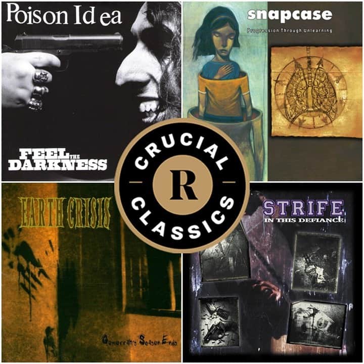 Revolverさんのインスタグラム写真 - (RevolverInstagram)「It's #ThrowbackThursday, which means it's time for more Crucial Classics. This week, we've handpicked a four-pack of mandatory Nineties hardcore — from @poisonideaofficial, @strife_la, @snapcaseband and @earthcrisisofficial. Grab copies on vinyl now at the link in our bio or by hitting the product sticker.」1月8日 2時12分 - revolvermag
