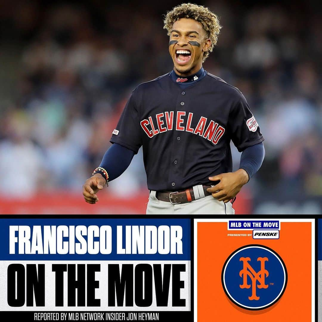 MLBさんのインスタグラム写真 - (MLBInstagram)「Meet the newest Mets.  SS Francisco Lindor and RHP Carlos Carrasco are officially coming to New York.」1月8日 2時47分 - mlb