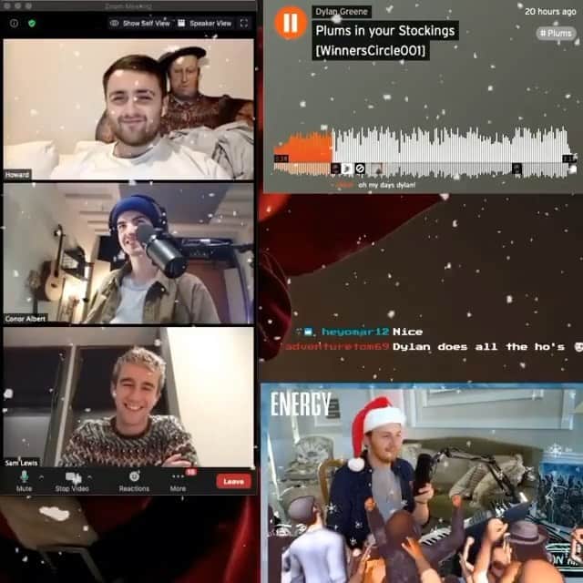 のインスタグラム：「Loved having @conoralbert + @sglewis join us as judges for the #BeHoward Winners Circle stream at the end of last year. And big up @dylancgreene for taking home first place 🏆Can't wait to hear you remix our next single 🔥🔥」