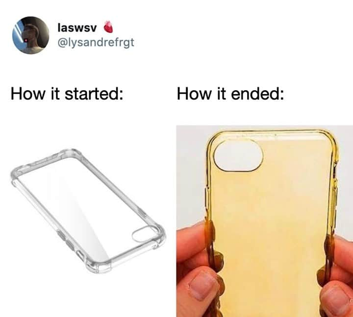 9GAGさんのインスタグラム写真 - (9GAGInstagram)「But am I going to buy a new one? No.⠀ 📸 lysandrefrgt (TW)⠀ -⠀ #phonecase #9gag」1月8日 4時00分 - 9gag